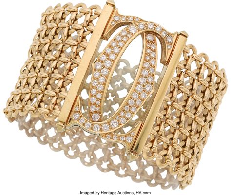 gold cartier bracelet with diamonds|aftermarket diamond cartier bracelet.